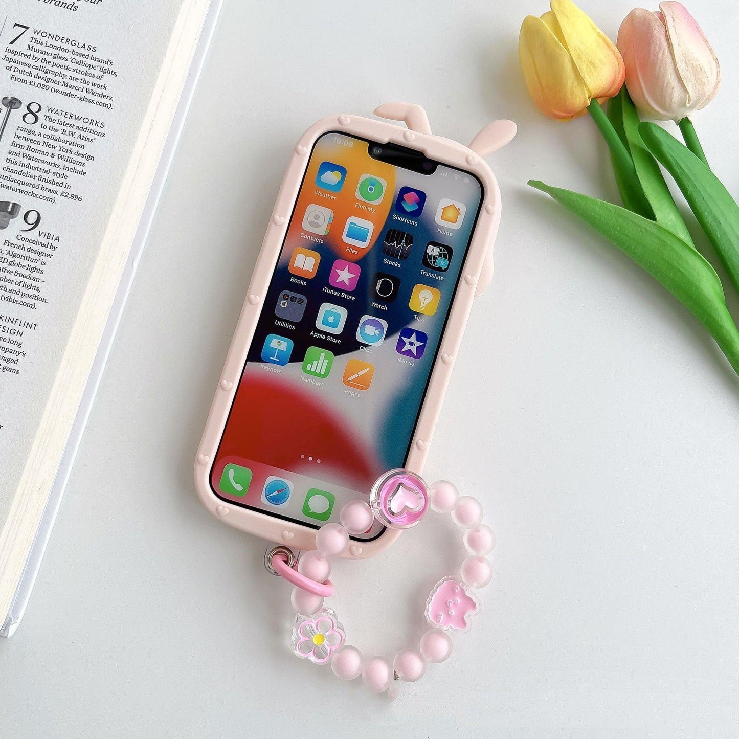 Love Rabbit Phone Case Silicone Protective Cover - BUNNY BAZAR