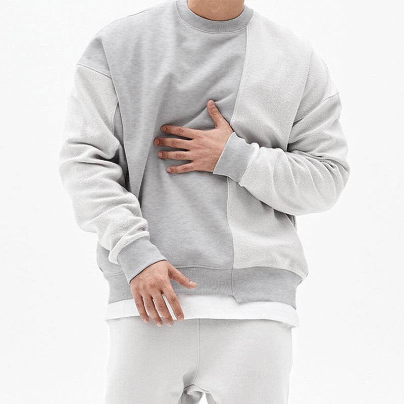 Pullover Round Neck Sweater Loose Men Clothes - BUNNY BAZAR