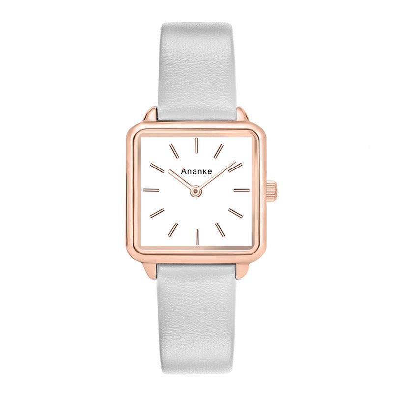 Waterproof Square Ladies Watch Quartz Movement In 26 Different Styles And Colors - BUNNY BAZAR