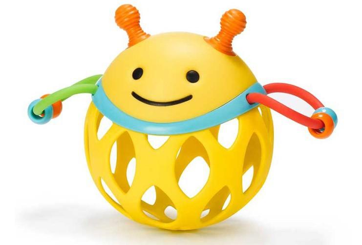 Hand ball ball toy soft rubber ball teeth rubber rattle - BUNNY BAZAR
