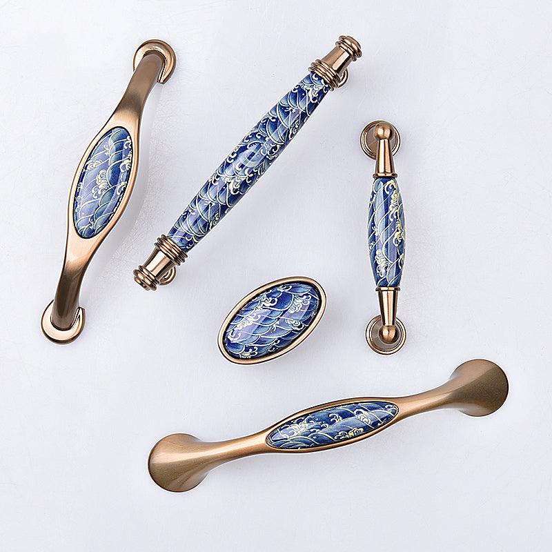 Retro new Chinese style cabinet drawer handle - BUNNY BAZAR