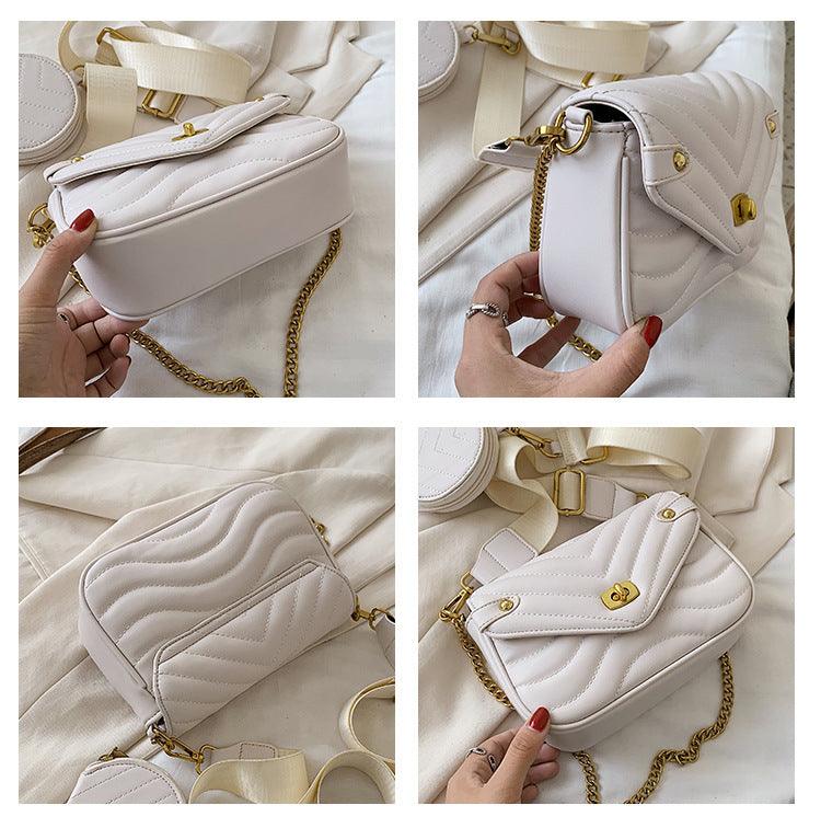 Small Fragrance Style Popular High-End Sense Chain Messenger Bag - BUNNY BAZAR