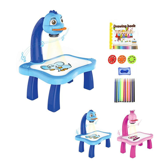Drawing Projector Table for Kids, Trace and Draw Projector Toy - BUNNY BAZAR