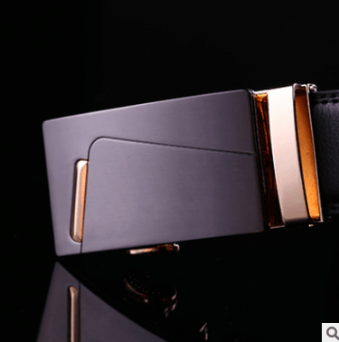 Men's leather factory direct belt buckle leather belt men's automatic belt belt wholesale business - BUNNY BAZAR