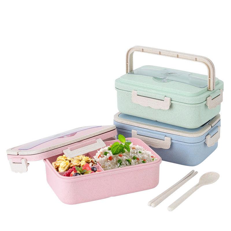 Korean-style Sealed Student Lunch Box With Lid And Compartment - BUNNY BAZAR