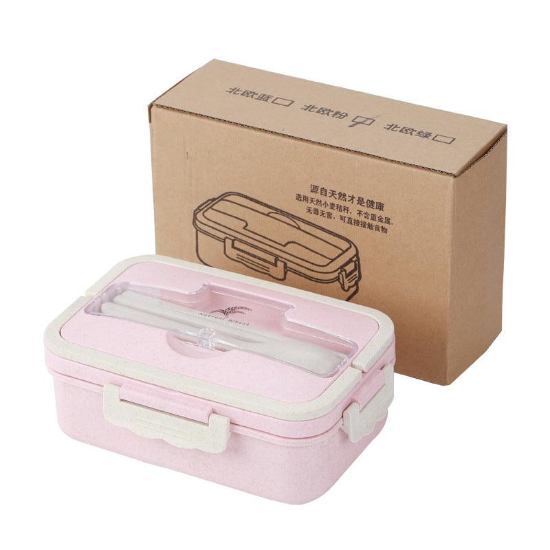 Korean-style Sealed Student Lunch Box With Lid And Compartment - BUNNY BAZAR