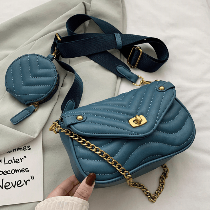 Small Fragrance Style Popular High-End Sense Chain Messenger Bag - BUNNY BAZAR
