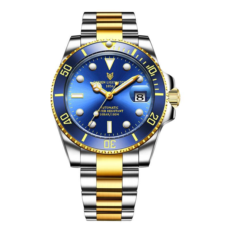 Classic Business Mechanical Watch 100m Waterproof Watch - BUNNY BAZAR