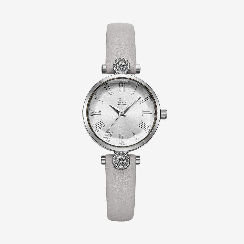 T39 Diamond Inlaid Lady's Watch and Floral Glass Watch - BUNNY BAZAR