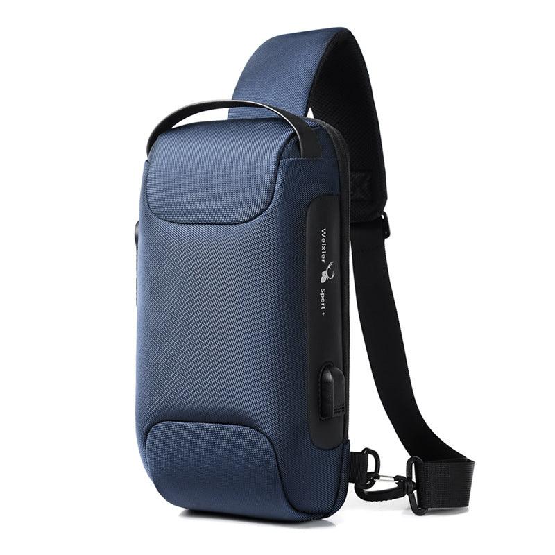 Anti Theft Crossbody Backpack Waterproof USB Charging Port - BUNNY BAZAR
