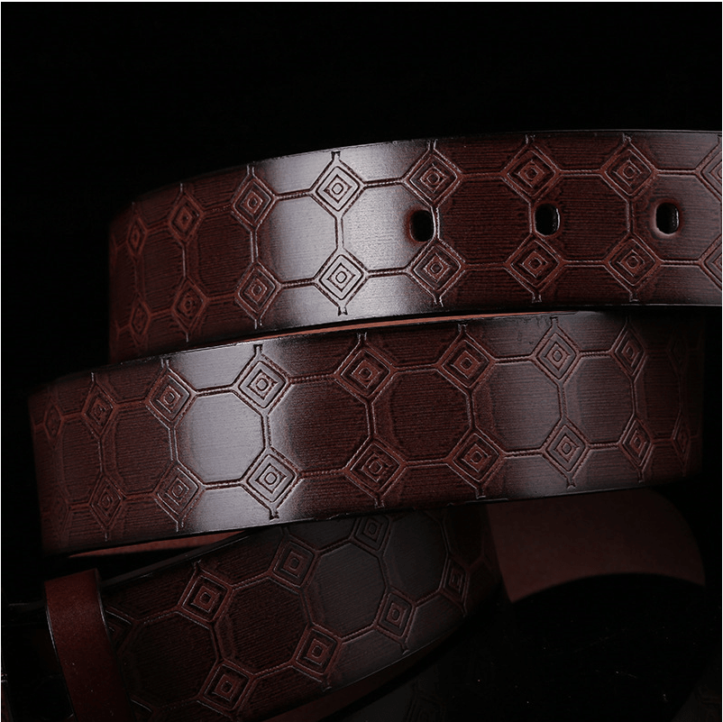 New Style Men's Leather Belt, European And American Fashion Popular Belt - BUNNY BAZAR