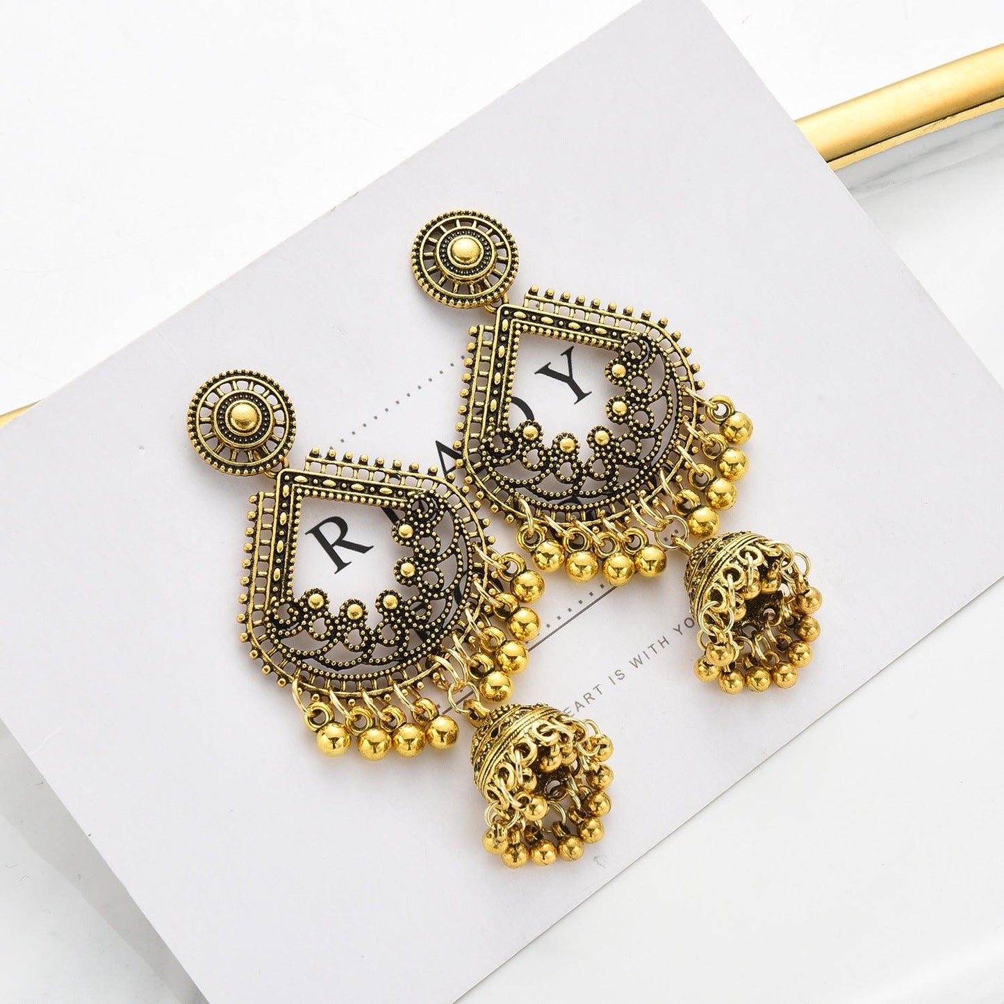 Add a Touch of Glamour To your Look With These Bell Tassel Earrings - BUNNY BAZAR
