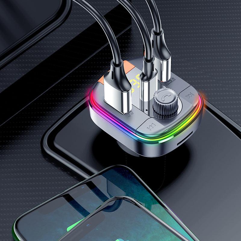 Car MP3 Bluetooth Player PD QC3.0 Fast Charge Car Charger - BUNNY BAZAR
