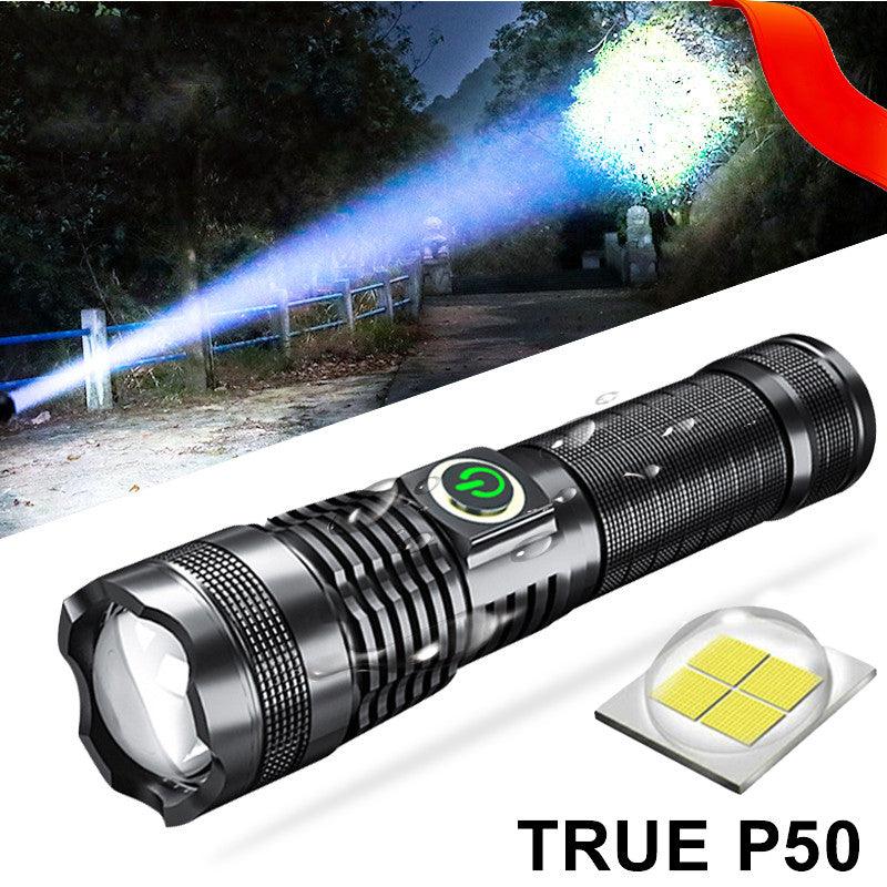 High-Lumen LED Flashlight Has an Impressive Range of up To 500 Meters - BUNNY BAZAR