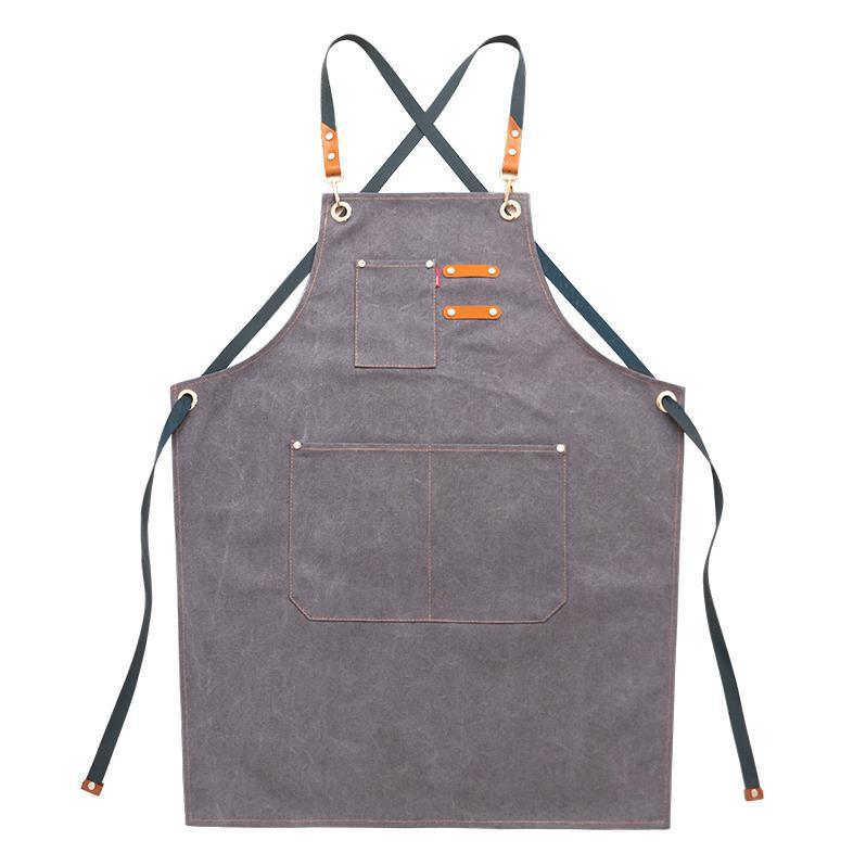 Household Simple Denim Canvas Apron is Perfect For The Chef in The Family - BUNNY BAZAR
