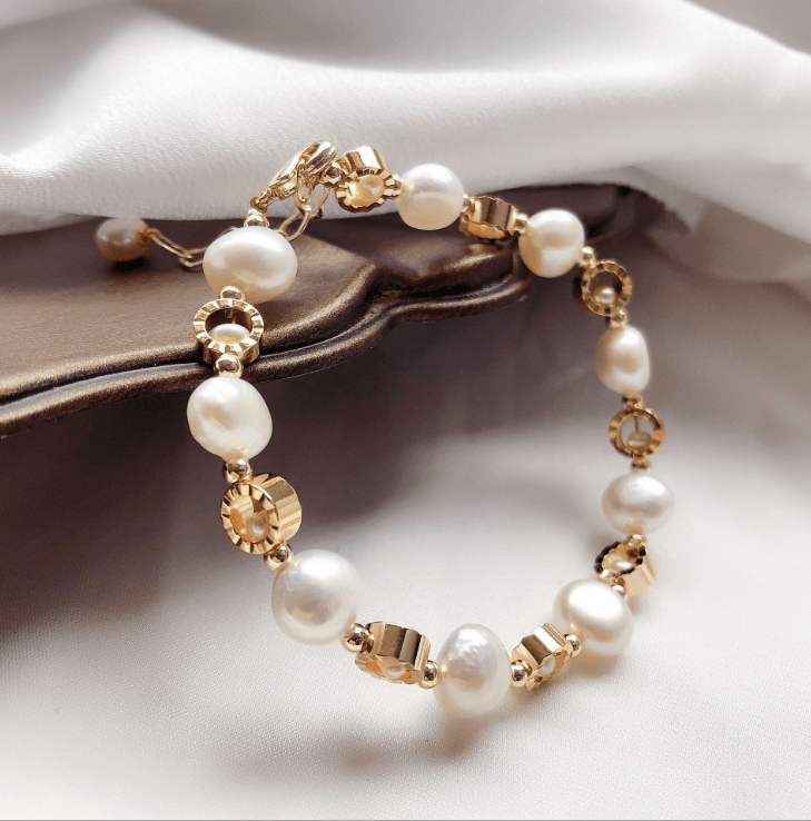 New Design Baroque Pearl Bracelet Fashion Personality Female Bracelet Temperament Bracelet Wild Simple Jewelry Wholesale - BUNNY BAZAR