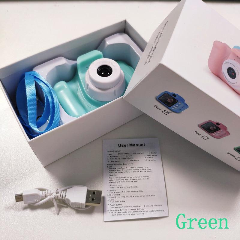 Hd Children'S Digital Photo Mini Camera Portable Slr Camera Toy Cartoon Game Photo Gift - BUNNY BAZAR