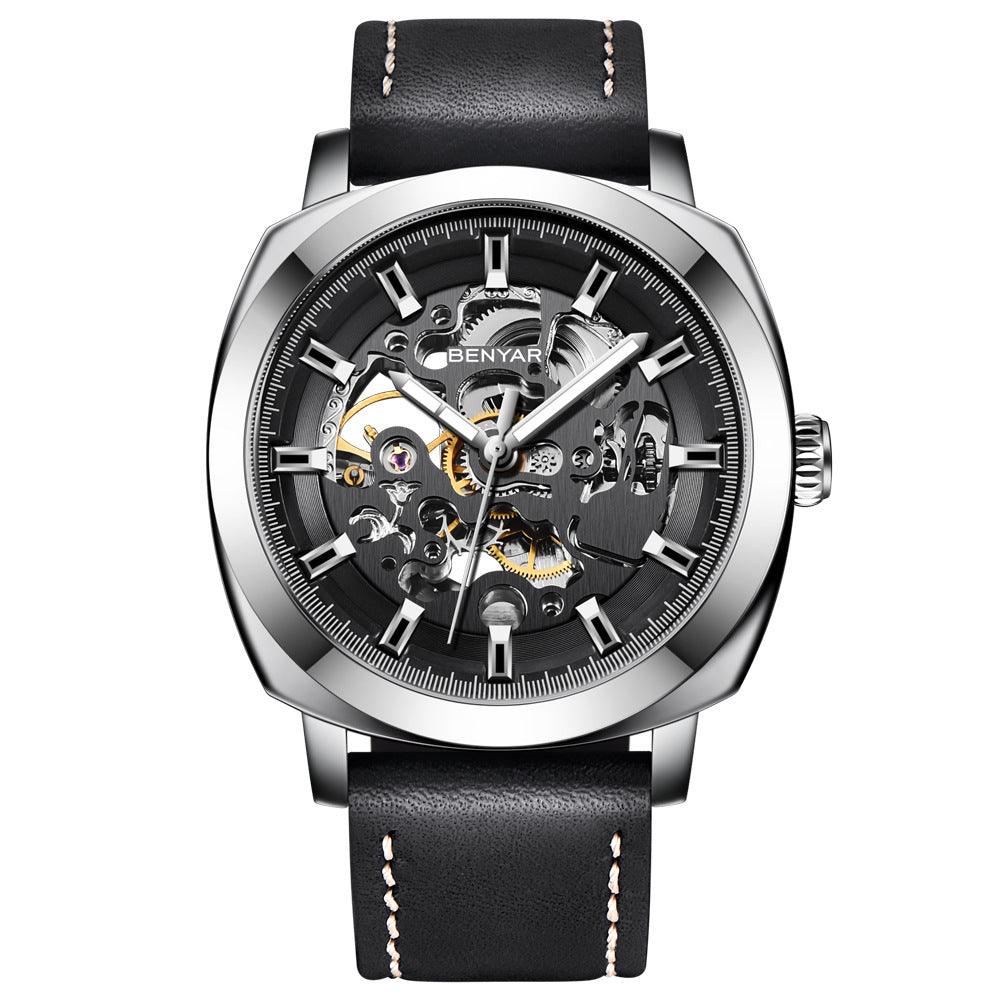 Hollow Out Mechanical Watch is a Sophisticated Automatic Fashion Men's Watch - BUNNY BAZAR