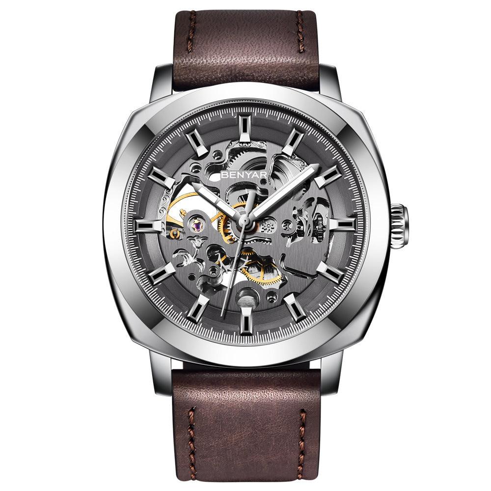 Hollow Out Mechanical Watch is a Sophisticated Automatic Fashion Men's Watch - BUNNY BAZAR