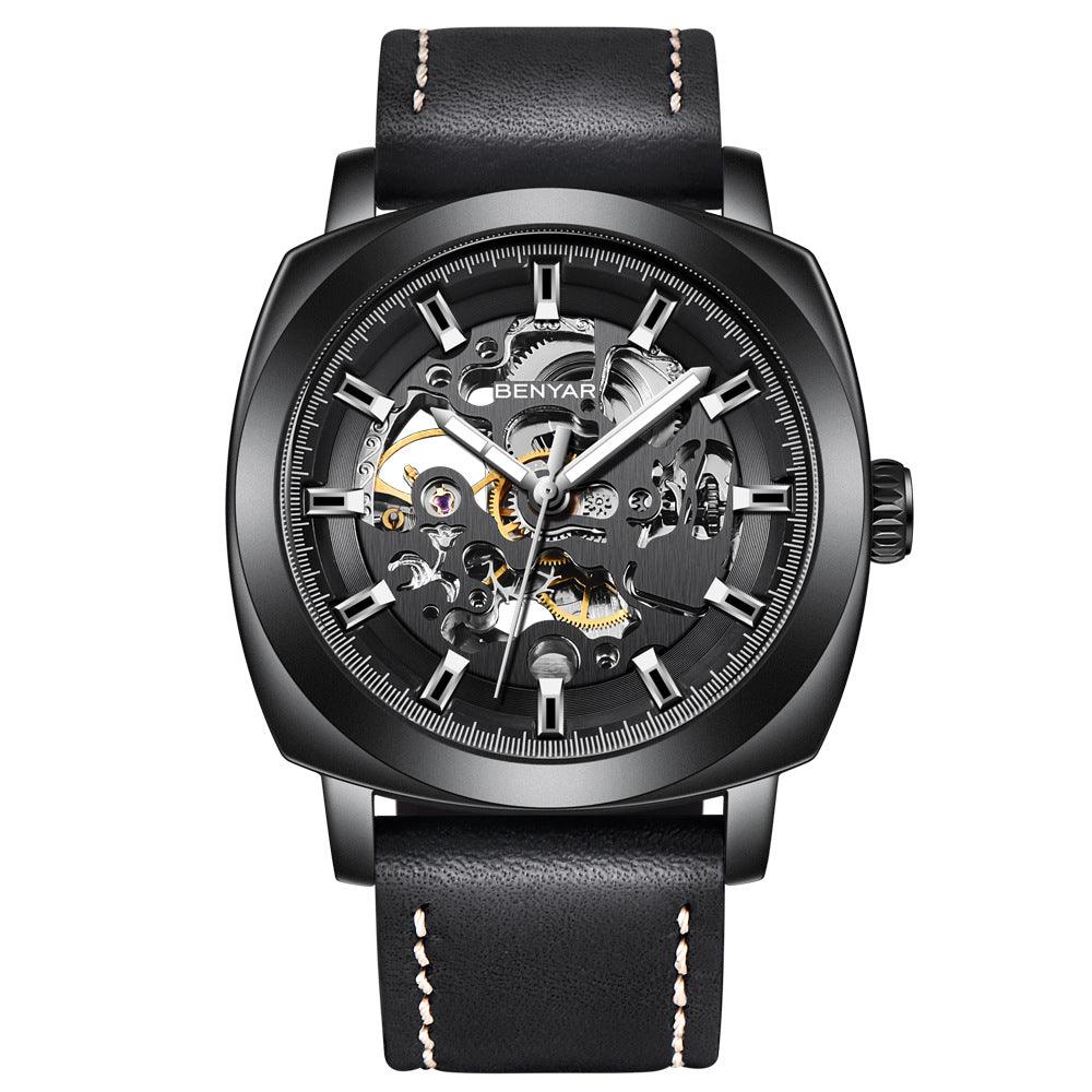 Hollow Out Mechanical Watch is a Sophisticated Automatic Fashion Men's Watch - BUNNY BAZAR
