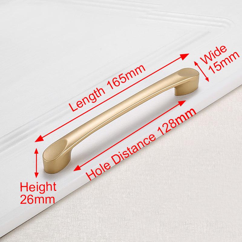 Golden Solid Cabinet Wardrobe Handle Modern Furniture - BUNNY BAZAR
