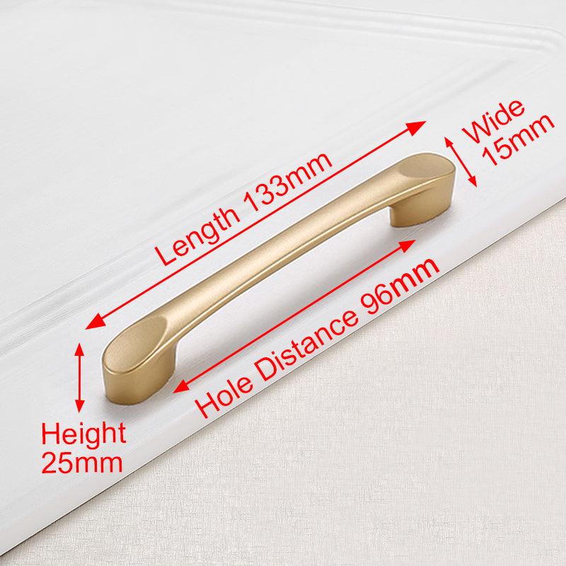 Golden Solid Cabinet Wardrobe Handle Modern Furniture - BUNNY BAZAR