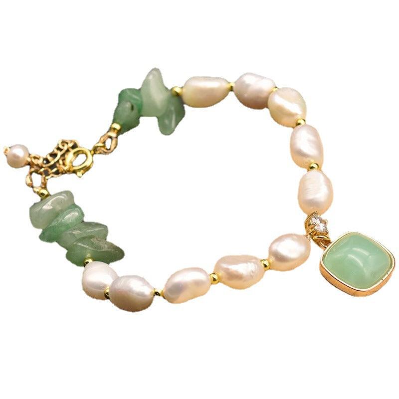 Natural Stone Baroque Pearl Bracelet - BUNNY BAZAR