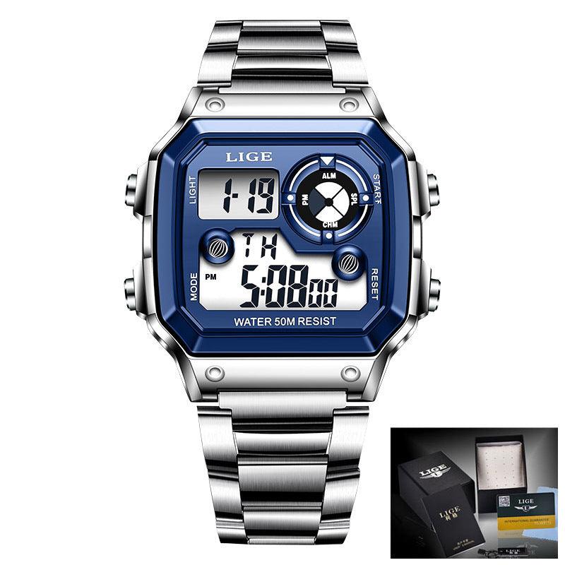 Unisex Watch Luminous Display Multifunctional - BUNNY BAZAR