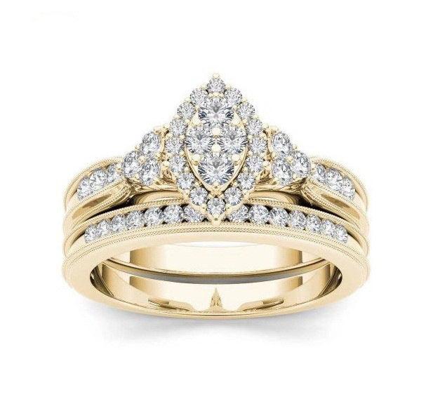 Fashion Jewelry New Fashion Rhinestone Ring Women - BUNNY BAZAR