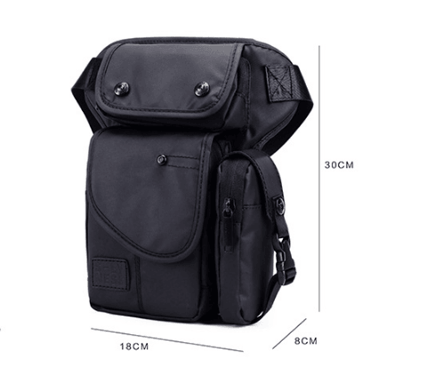 Men Waist Leg Bag Thigh Pack Waterproof Multifunction Casual For Outdoors Travel Fashion Men Fanny Pack Male Bag - BUNNY BAZAR
