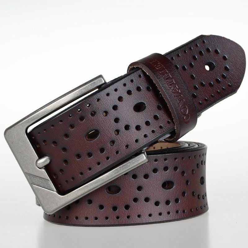 Top-Notch Leather Belt is Made Using a Full-Grain Leather Construction - BUNNY BAZAR