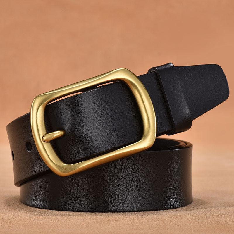 Men's Genuine Leather Belt is The Aerfect Accessory For Any Occasion - BUNNY BAZAR