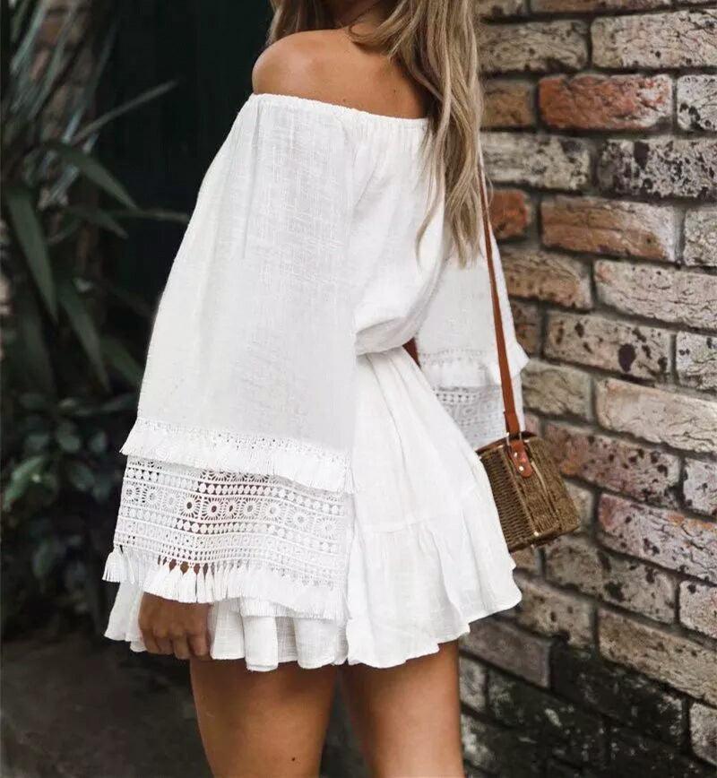 Stitching lace belt belt - BUNNY BAZAR