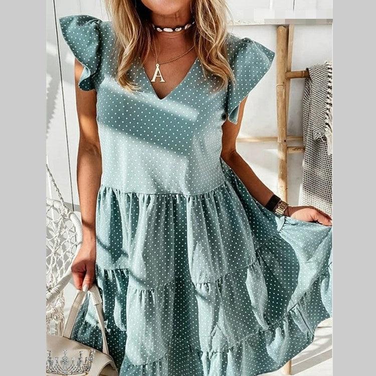 Polka dot ruffled cake skirt - BUNNY BAZAR