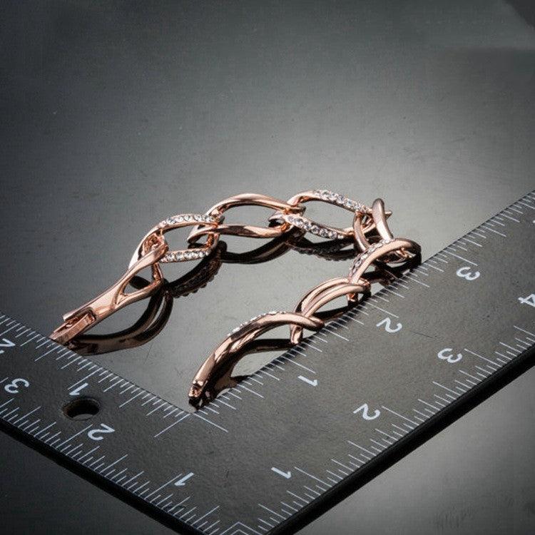 Gorgeous 18K Rose Gold Female Bracelet is Perfect For Accessorizing Any Look - BUNNY BAZAR