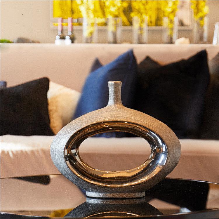 Home Simple Ceramic Vase Floral Decoration - BUNNY BAZAR