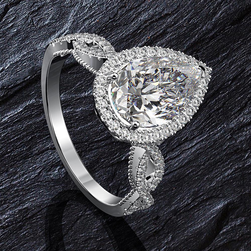 3 carat creative ring - BUNNY BAZAR