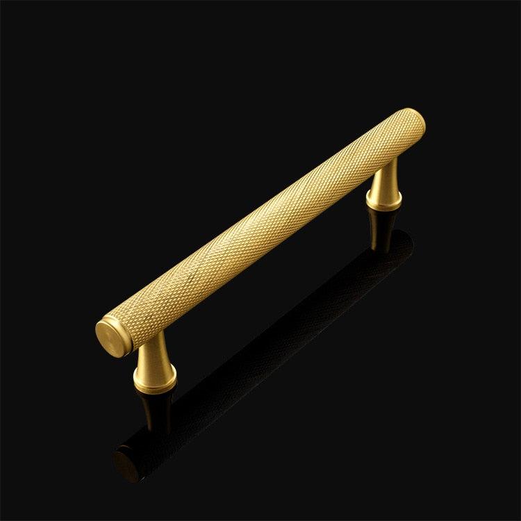Pure copper Chinese style drawer door handle handle wine cabinet simple handle cabinet single hole pure copper Nordic - BUNNY BAZAR