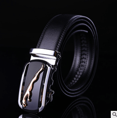 Men's leather factory direct belt buckle leather belt men's automatic belt belt wholesale business - BUNNY BAZAR
