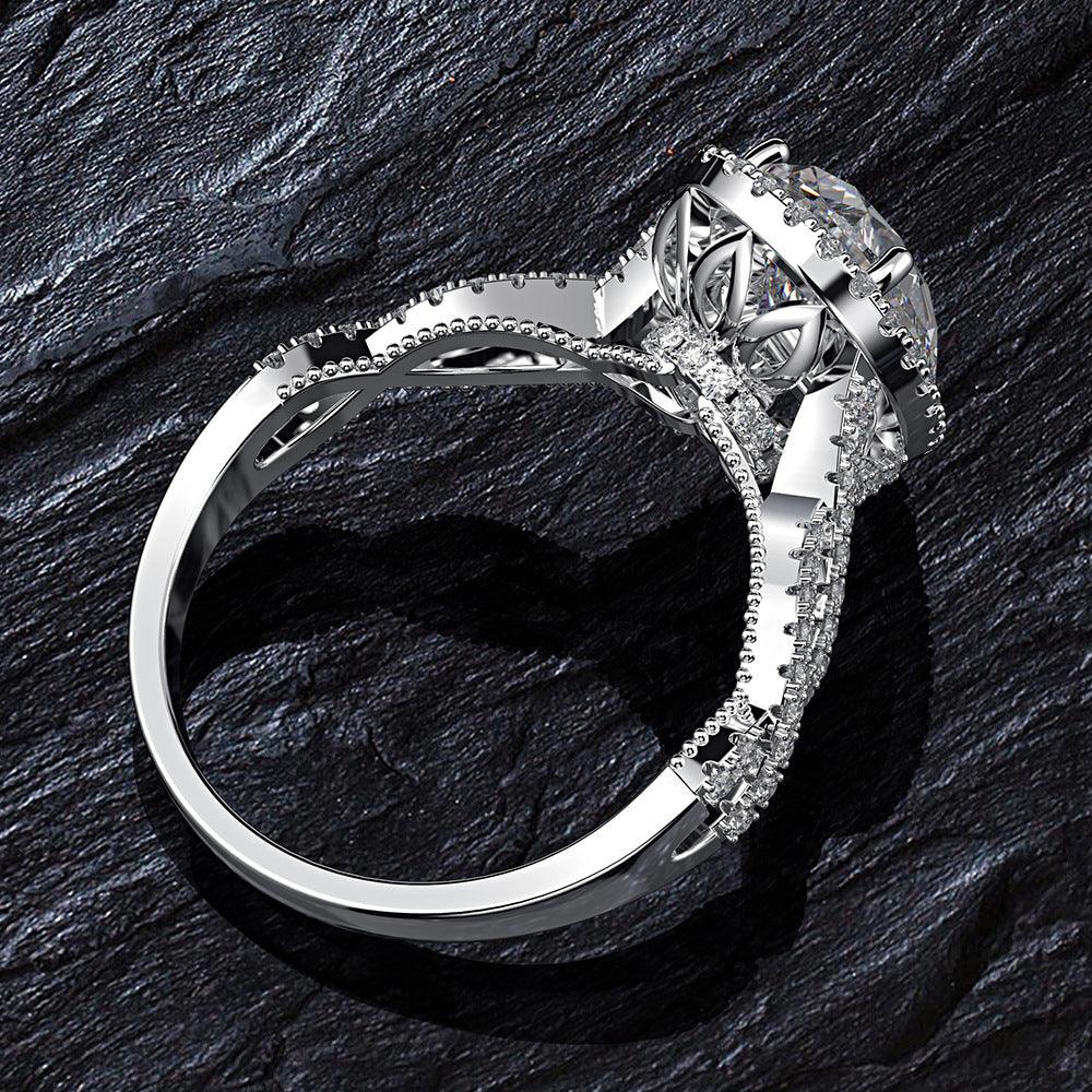 3 carat creative ring - BUNNY BAZAR