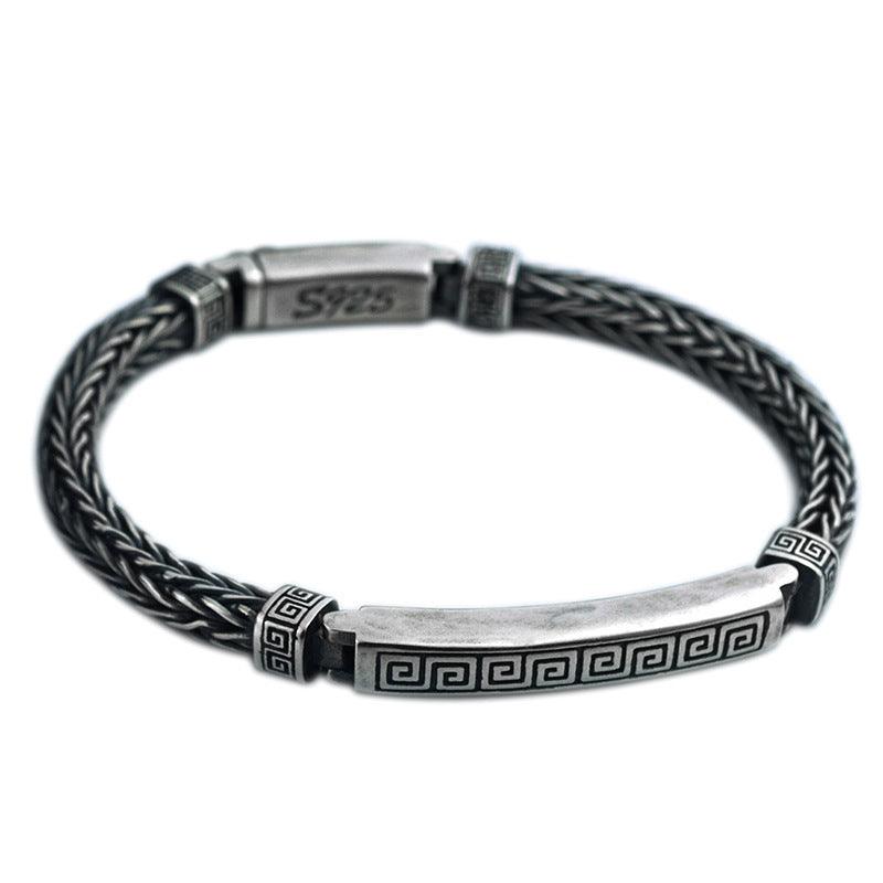 Personality Tide Men And Women New Fashion Thai Silver Bracelet - BUNNY BAZAR