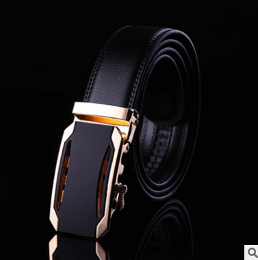 Men's leather factory direct belt buckle leather belt men's automatic belt belt wholesale business - BUNNY BAZAR
