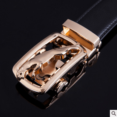 Men's leather factory direct belt buckle leather belt men's automatic belt belt wholesale business - BUNNY BAZAR