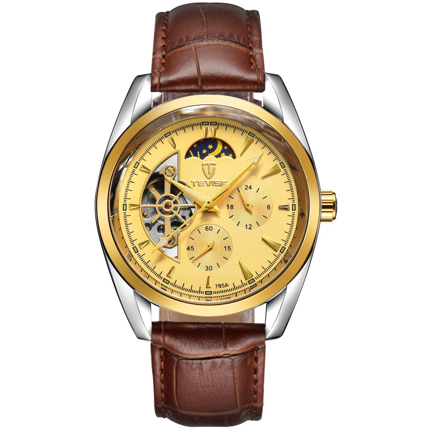 P Katwis watches Tourbillon watches men burst through the end of the stars waterproof automatic mechanical watches - BUNNY BAZAR