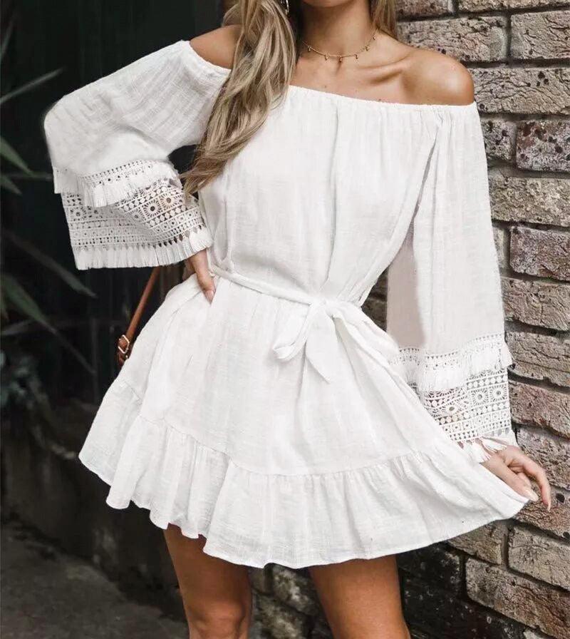 Stitching lace belt belt - BUNNY BAZAR