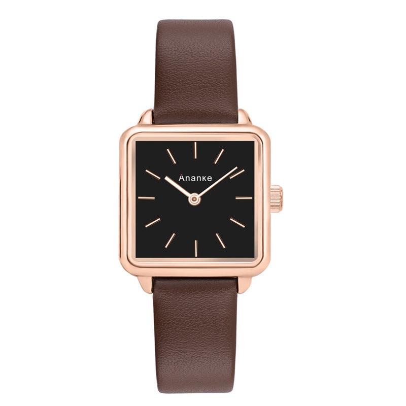 Waterproof Square Ladies Watch Quartz Movement In 26 Different Styles And Colors - BUNNY BAZAR