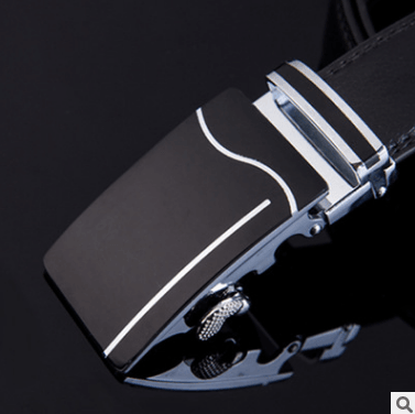 Men's leather factory direct belt buckle leather belt men's automatic belt belt wholesale business - BUNNY BAZAR