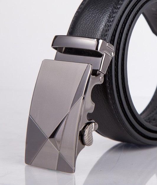 Men's leather factory direct belt buckle leather belt men's automatic belt belt wholesale business - BUNNY BAZAR