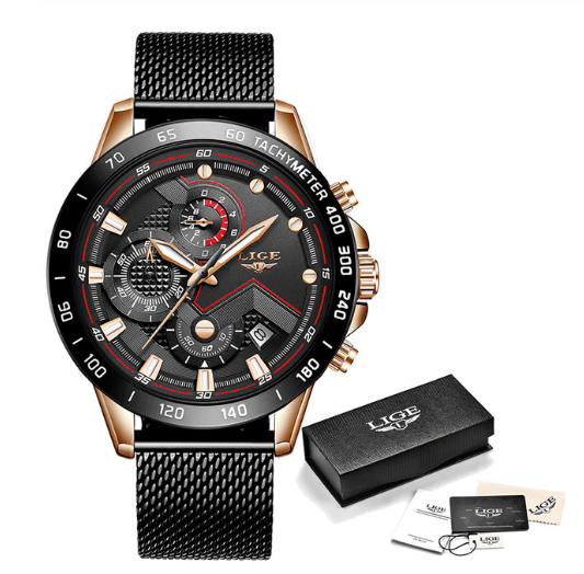 This Product Offers A Luxury High-Quality Design Dial, Along With A Date Display Featur - BUNNY BAZAR