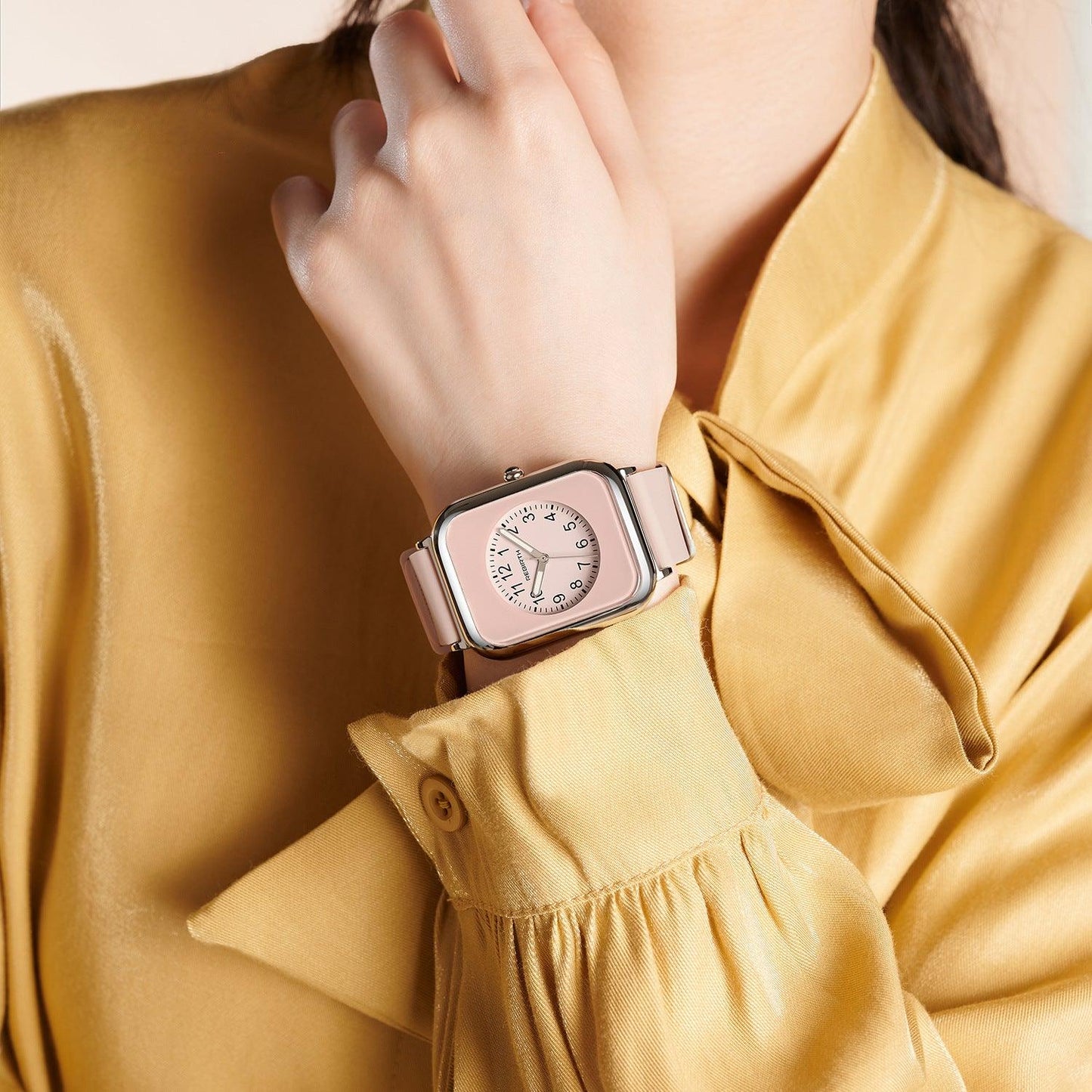 Quartz Watch Black Square Waterproof Women's Watch Exquisite Elegant Fashion Watch Female - BUNNY BAZAR